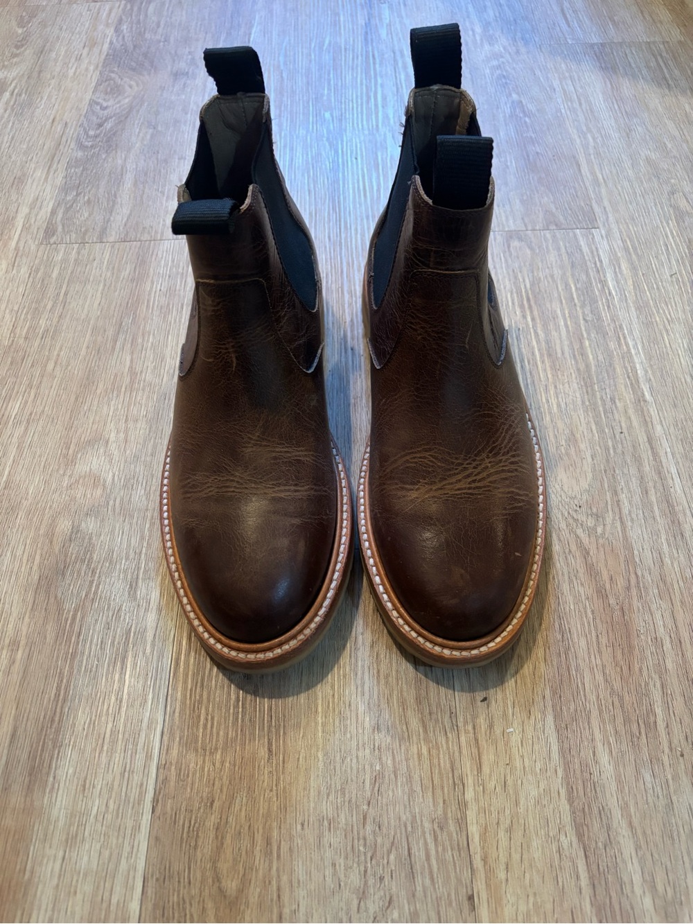 Rhodes Footwear Chelsea Leather Boots - Brown
